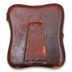 Taschenuhr \"Zwiebel\" mit silbernem Reiseetui.